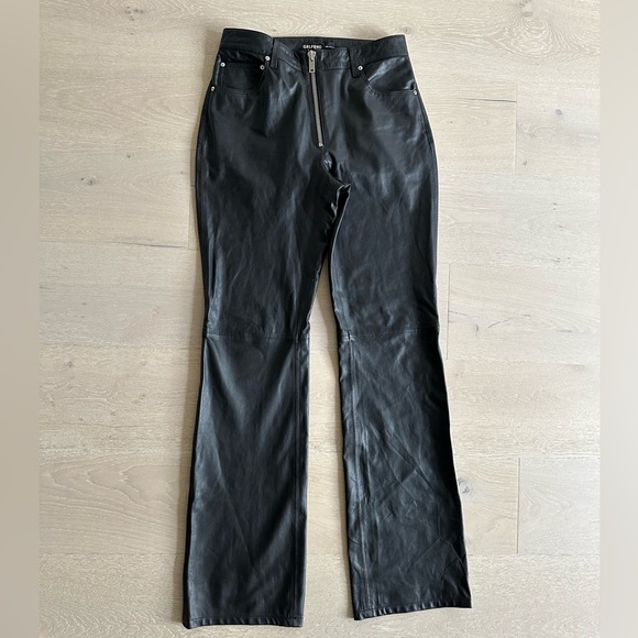 GRFRND Black Leather Pants - Picture 5 of 10